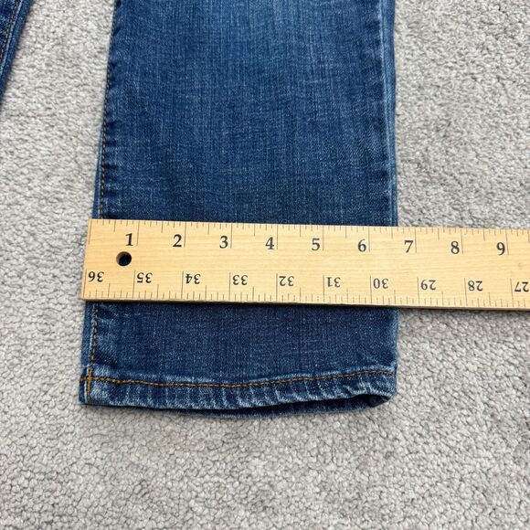 Ella Moss High Waist Straight Denim Jeans Juniors 6/28 Blue Medium Wash Casual - Picture 15 of 16